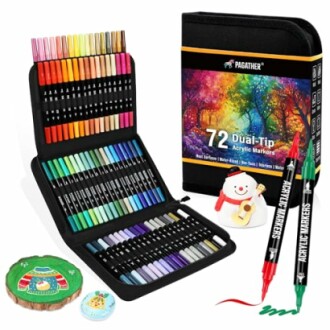 72 Colors Acrylic Paint Markers