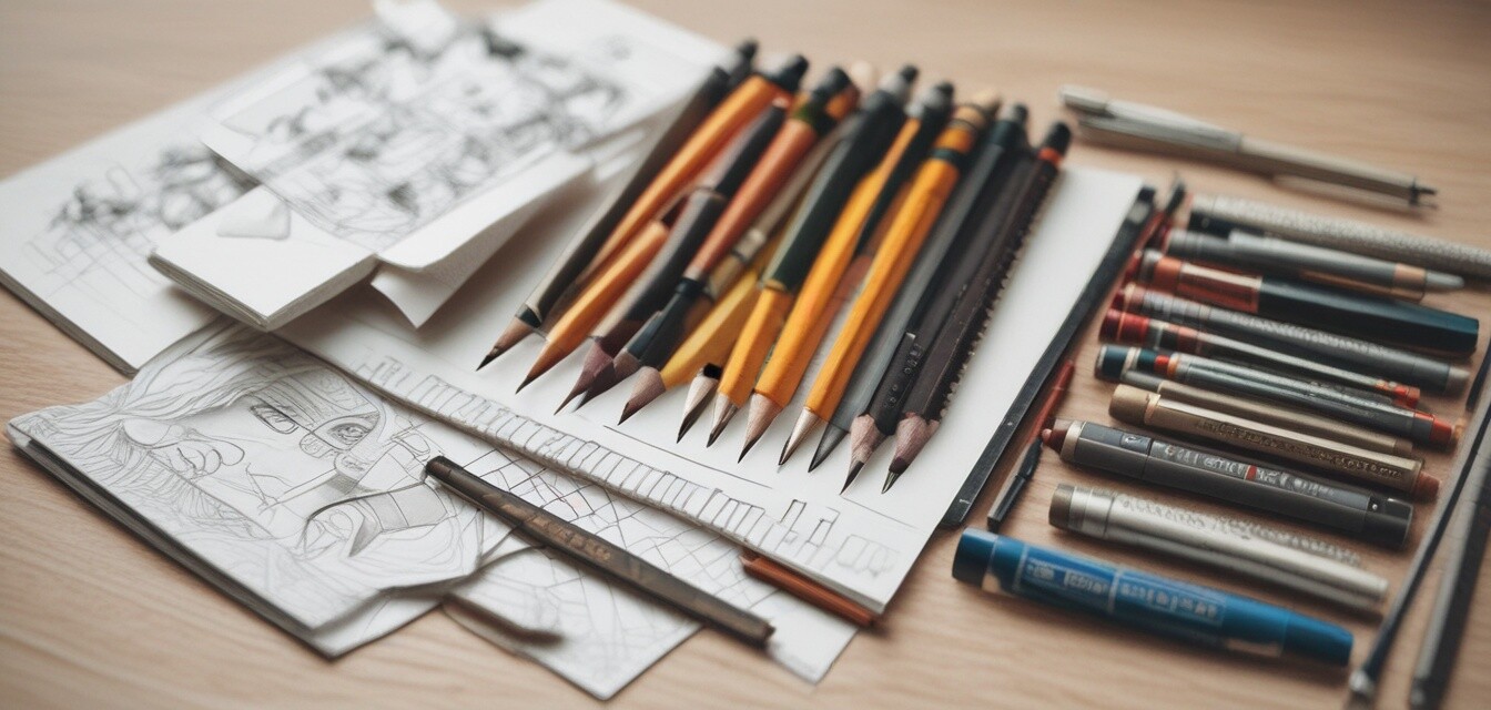 Artist's sketching tools