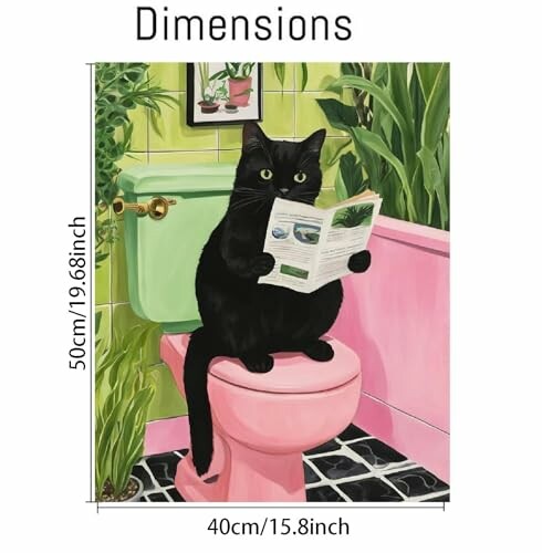 Black Cat Paint by Numbers Kit