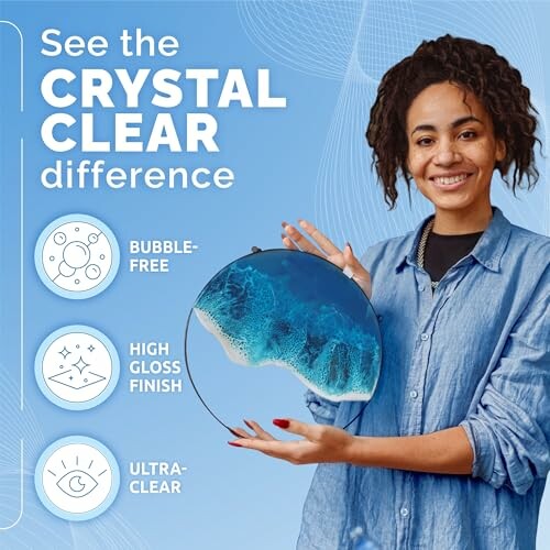 Craft Resin 1 Gallon Crystal Clear Epoxy Kit