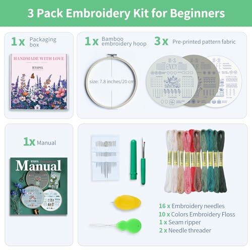 ETSPIL Embroidery Kit