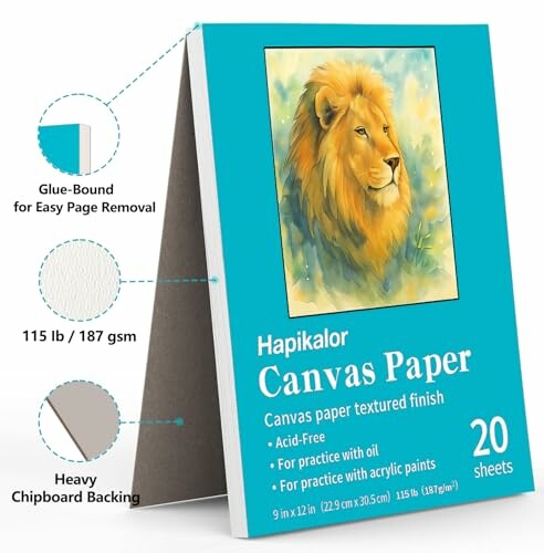 Hapikalor Canvas Sketch Book