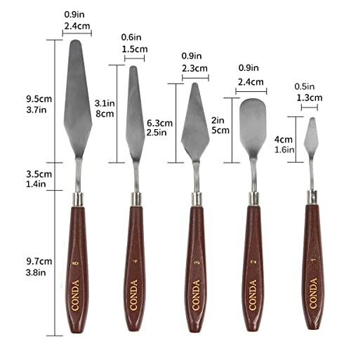 CONDA Palette Knife Set