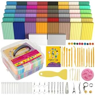 Polymer Clay 50 Colors Starter Kit