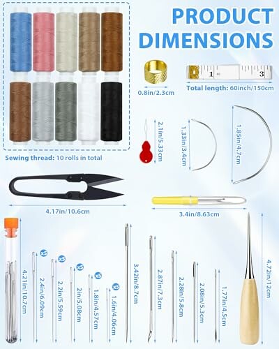 PLANTIONAL Upholstery Repair Sewing Kit