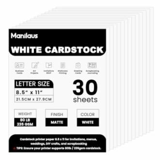 Manilaus White Cardstock
